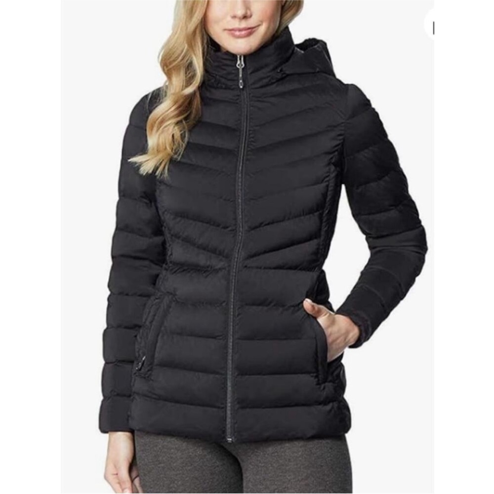 32 Degrees Women's Black Puffer Jacket size L